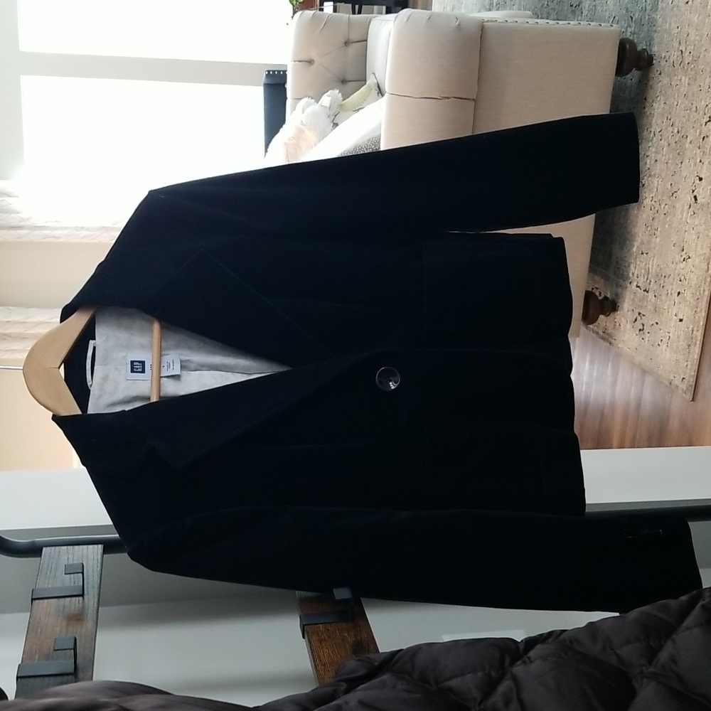 Vintage Gap Black Velvet Jacket, Size 8
